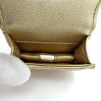 Chanel Quilted Coin Case Airpods Lambskin Gold — view 3