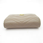 Gucci Double Card Case Wallet Aafax Quilted Nappa Leather Pink — view 4