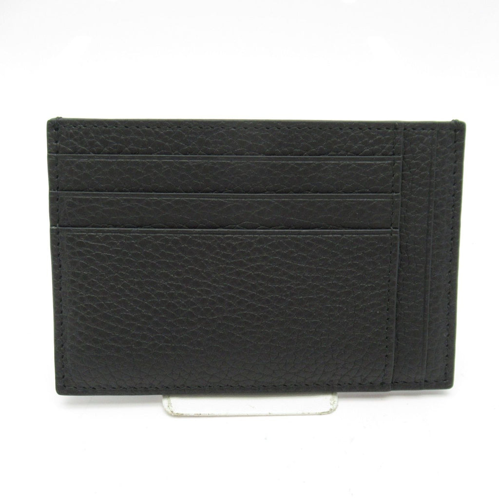 Gucci Jumbo GG Card Case Leather Black