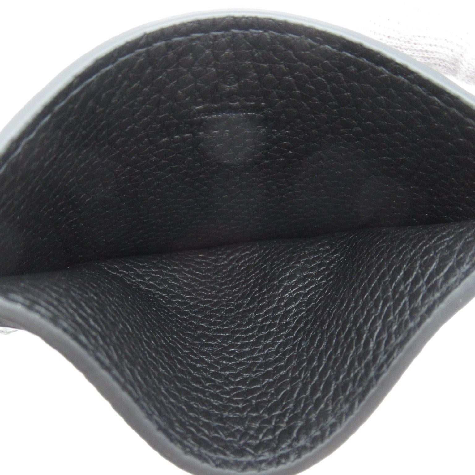 Gucci Jumbo GG Card Case Leather Black — view 5
