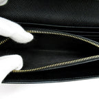 Prada Fiocco Wallet Saffiano Black — view 5