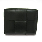 Bottega Veneta Cassette Wallet Intrecciato Dark Green
