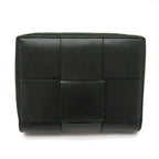 Bottega Veneta Cassette Wallet Intrecciato Dark Green — view 2