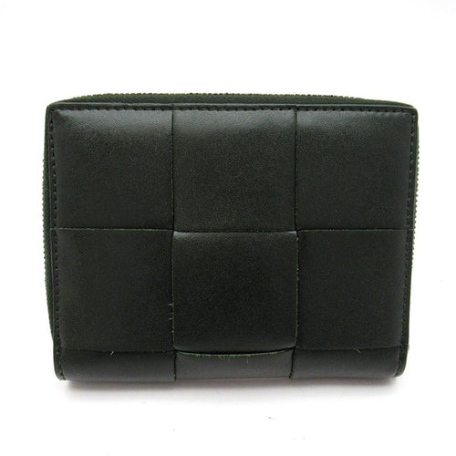 Bottega Veneta Cassette Wallet Intrecciato Dark Green — view 2