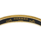 Hermes Enamel Bangle PM Brass Bracelet — view 3