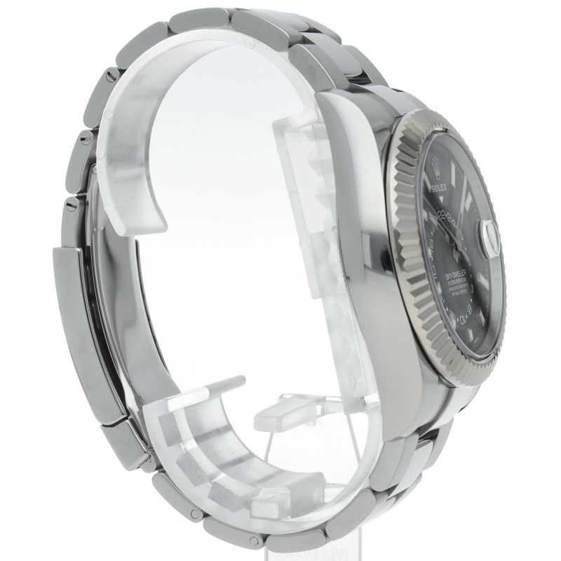 Rolex Sky Dweller Watch Oistar Box and Card 18k White Gold & Stainless Steel — view 4