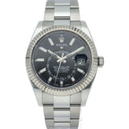 Rolex Sky Dweller Watch Oistar Box and Card 18k White Gold & Stainless Steel — view 2