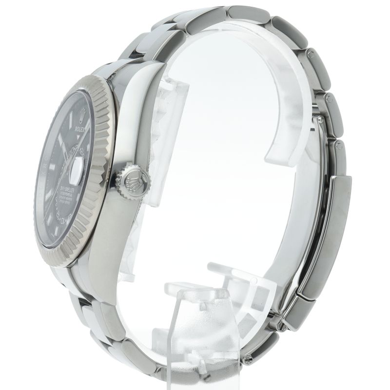 Rolex Sky Dweller Watch Oistar Box and Card 18k White Gold & Stainless Steel — view 3
