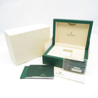 Rolex Sky Dweller Watch Box Card 18k Yellow Gold Rubber Strap Black Polished — view 6
