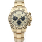 Rolex Cosmograph Daytona Watch Box Card 18k Yellow Gold Champagne Black Polished — view 2