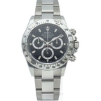 Rolex Cosmograph Daytona Watch Buckle Box SS Black Specification — view 2