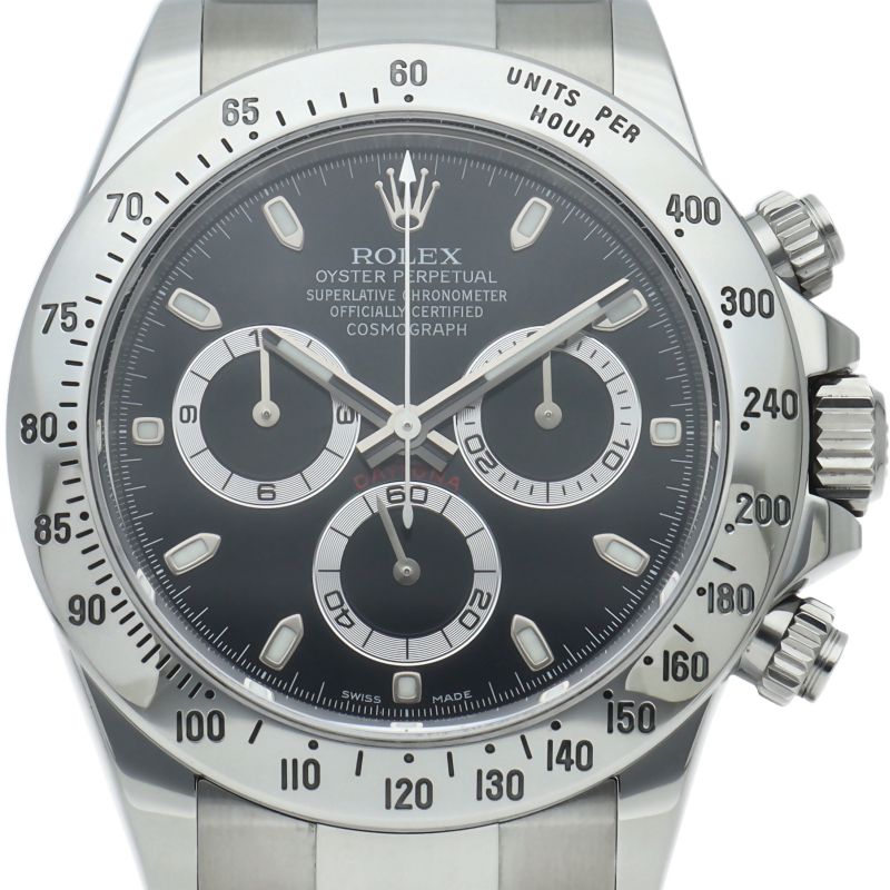 Rolex Cosmograph Daytona Watch Buckle Box SS Black Specification