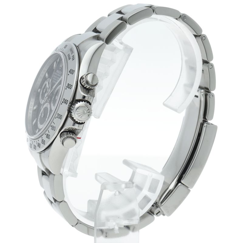 Rolex Cosmograph Daytona Watch Buckle Box SS Black Specification — view 3