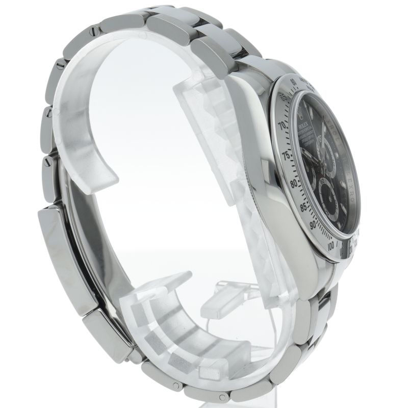 Rolex Cosmograph Daytona Watch Buckle Box SS Black Specification — view 4