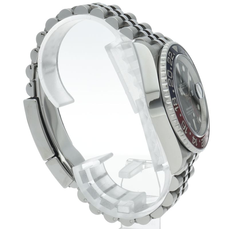 Rolex GMT Master 2 Watch Box SS Black Polished — view 4