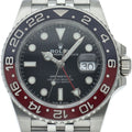 Rolex GMT Master 2 Watch Box SS Black Polished