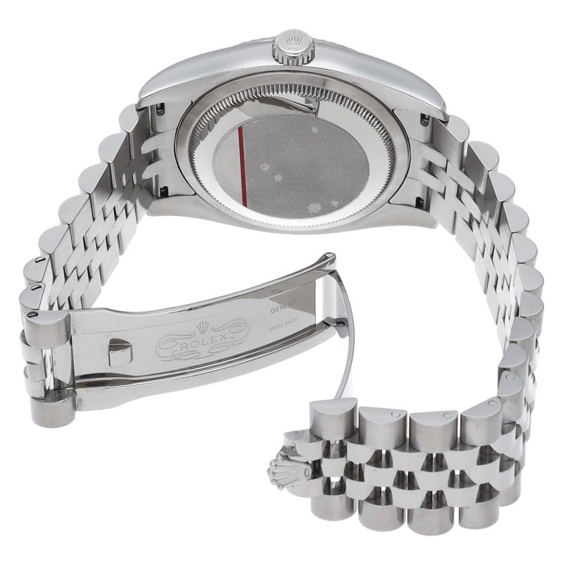 Rolex Datejust 36 Watch Jubilee 18k White Gold & Stainless Steel Silver Polished — view 5