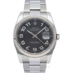 Rolex Datejust 36 Watch Oyster Star Concentric Dial 18k White Gold & Stainless — view 2