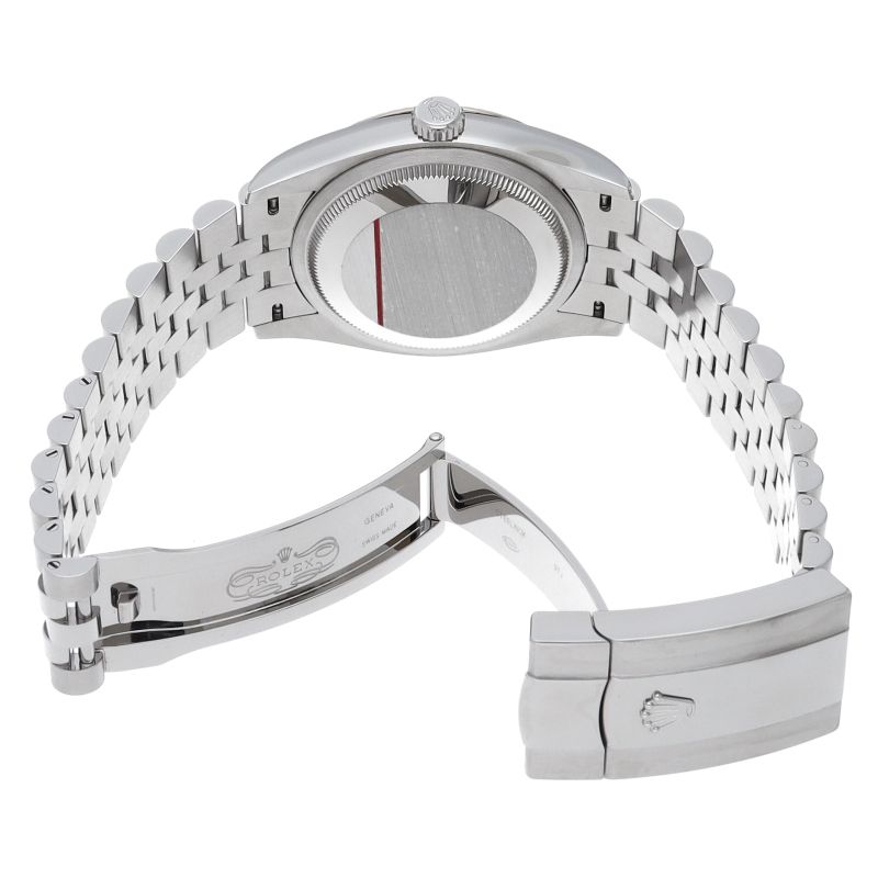 Rolex Datejust 36 Watch Jubilee Box Card 18k White Gold & Stainless Steel — view 5