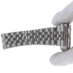 Rolex Datejust 36 Watch Blue Full Tufted Motif Dial Box Card 18k White Gold — view 7