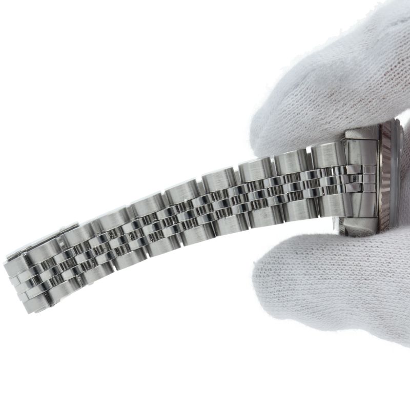 Rolex Datejust Watch Computer Dial Box and Card 18k White Gold and Stainless — view 7