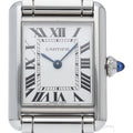 Cartier Tank Must SM Watch Box Stainless Steel Silver Polished