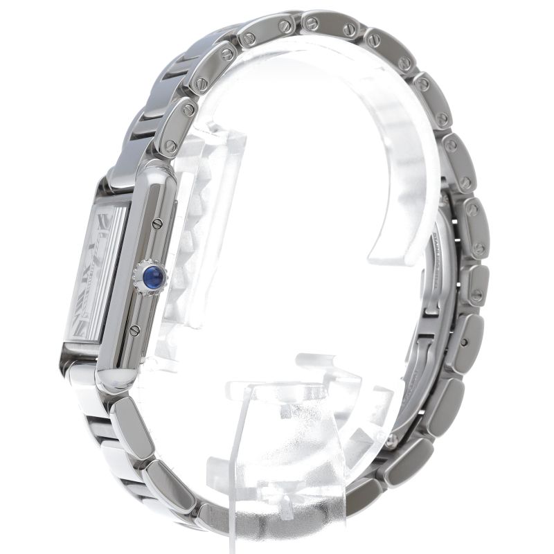 Cartier Tank Must SM Watch Box Stainless Steel Silver Polished — view 3