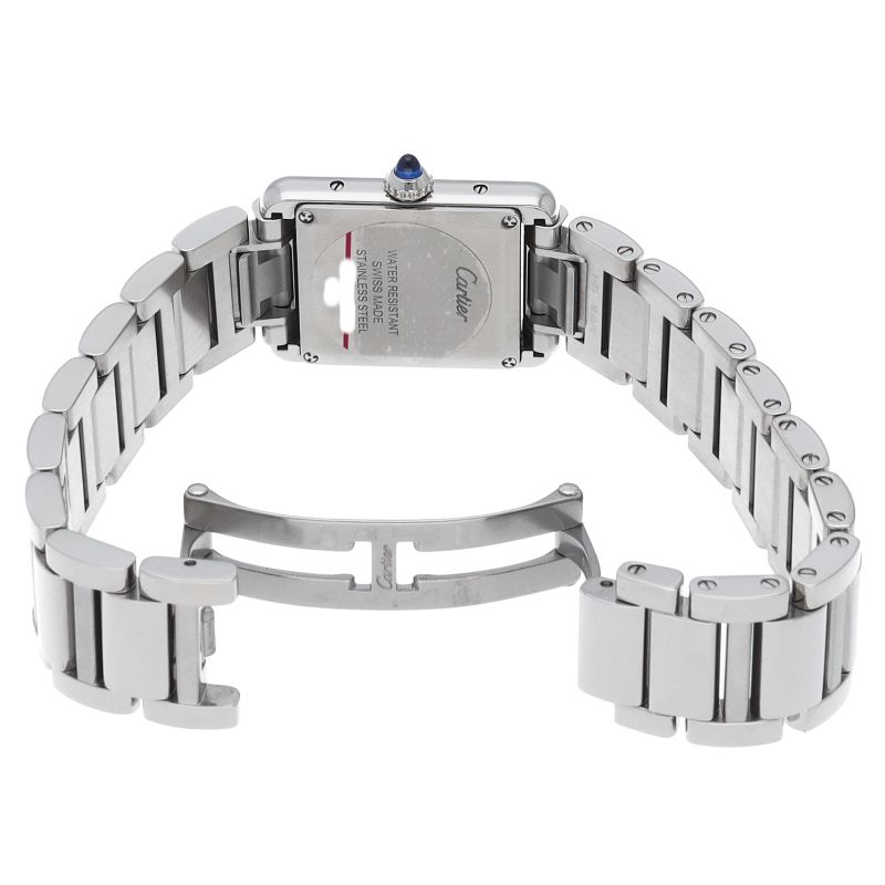 Cartier Tank Must SM Watch Box Stainless Steel Silver Polished — view 5