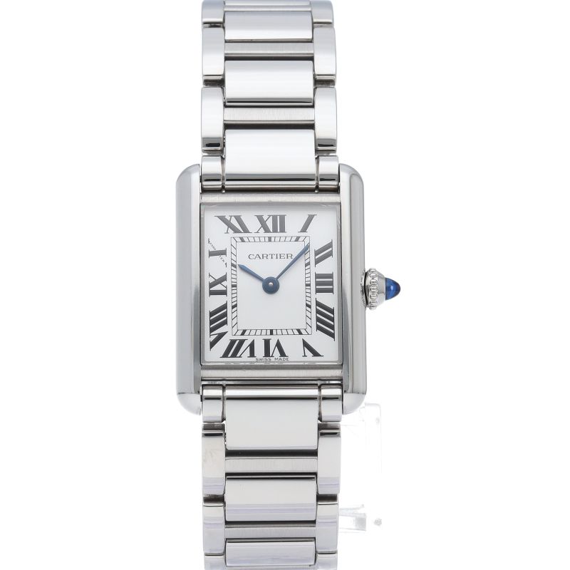 Cartier Tank Must SM Watch Box Stainless Steel Silver Polished — view 2