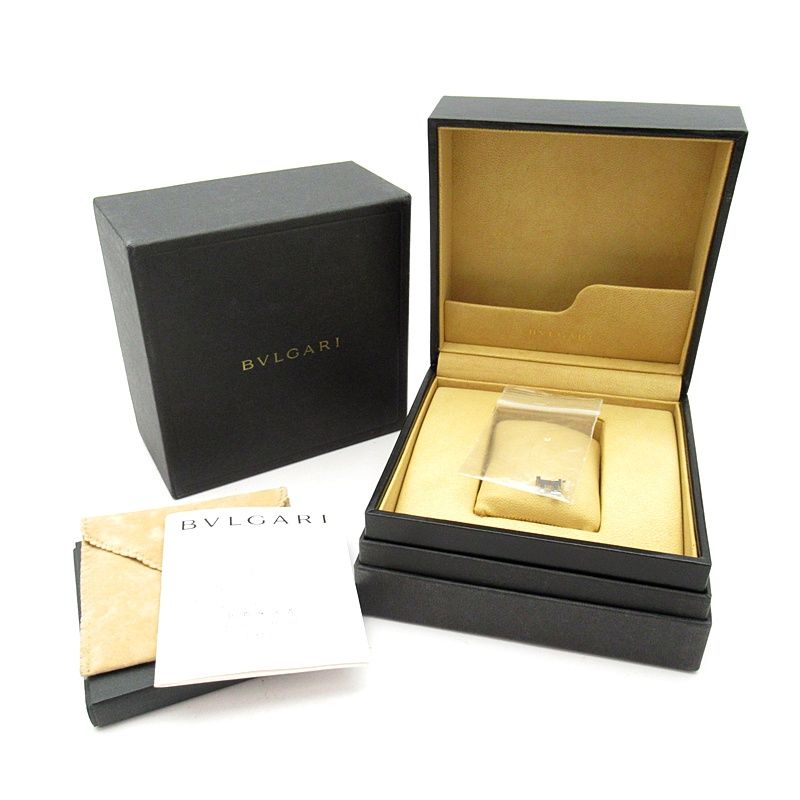 Bvlgari Bulgari Watch 26 Diamond 12 Box Card 1 Link Stainless Steel — view 6