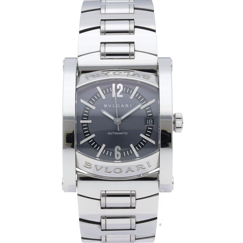 Bvlgari Bulgari Assioma Watch Automatic Stainless Steel Navy Polished — view 2
