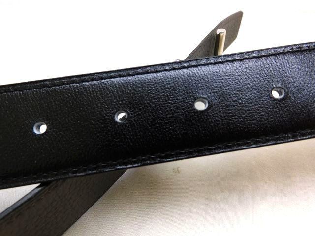 Hermes Belt Waist 90 with External Hole Reversible Royale Silver Buckle — view 5