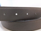 Hermes Belt Waist 90 with External Hole Reversible Royale Silver Buckle — view 3