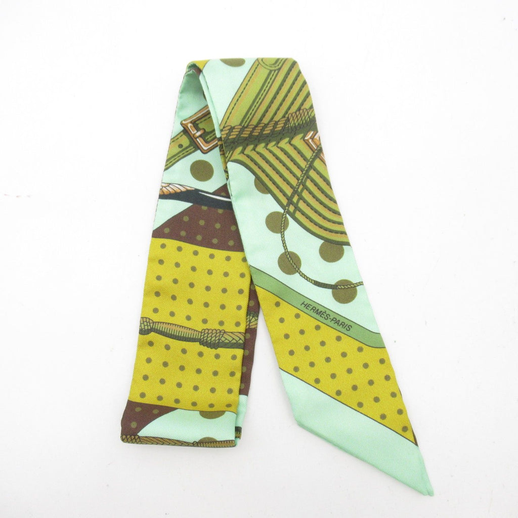Hermes Twilly Scarf Clic Clac Polka Dot Silk — view 2