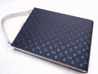 Louis Vuitton Monogram Satin Angers GM Noir Handbag