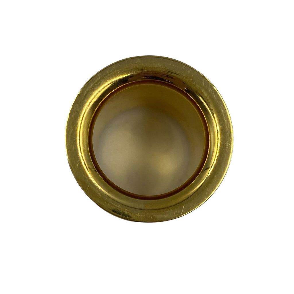 Hermes Scarf Ring Leather Gold Tube — view 5