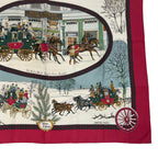 Hermes Carre 90 Mail Lhiver en Poste Scarf Silk — view 5