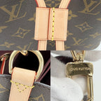 Louis Vuitton 2-Way Neo Noe BB Shoulder Bag Crossbody Monogram Canvas Brown Gold — view 6