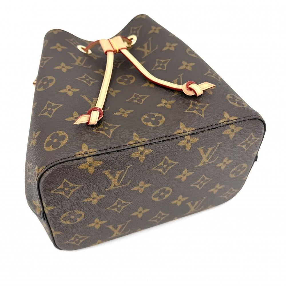 Louis Vuitton 2-Way Neo Noe BB Shoulder Bag Crossbody Monogram Canvas Brown Gold — view 3