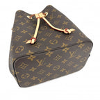 Louis Vuitton 2-Way Neo Noe BB Shoulder Bag Crossbody Monogram Canvas Brown Gold — view 3