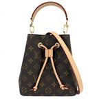 Louis Vuitton 2-Way Neo Noe BB Shoulder Bag Crossbody Monogram Canvas Brown Gold