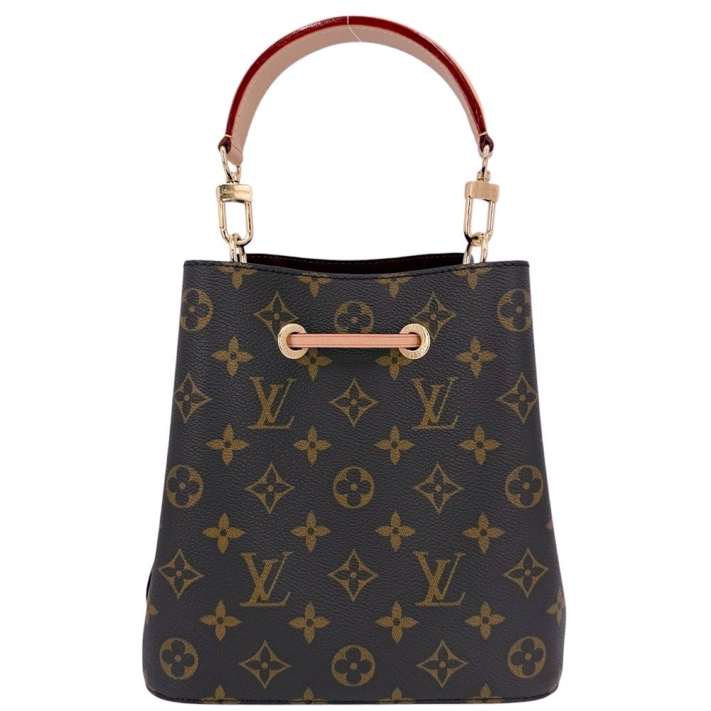 Louis Vuitton 2-Way Neo Noe BB Shoulder Bag Crossbody Monogram Canvas Brown Gold — view 2