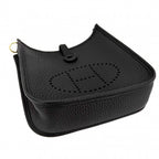 Hermes Shoulder Bag Evelyne TPM Pochette Crossbody Small Leather Black Gold — view 3