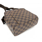 Louis Vuitton Shoulder Bag Olaf PM Bag Crossbody Damier Canvas Brown Gold — view 3