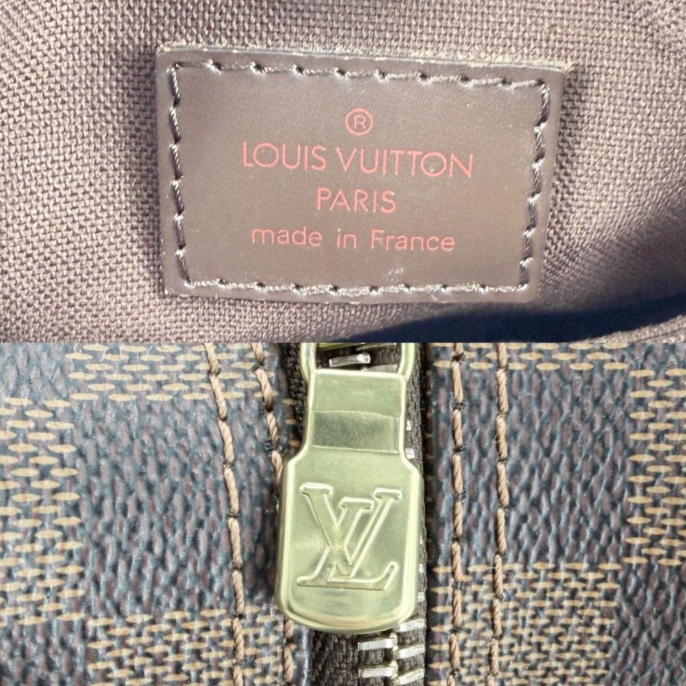 Louis Vuitton Shoulder Bag Olaf PM Bag Crossbody Damier Canvas Brown Gold — view 5
