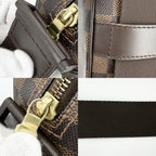 Louis Vuitton Shoulder Bag Olaf PM Bag Crossbody Damier Canvas Brown Gold — view 7