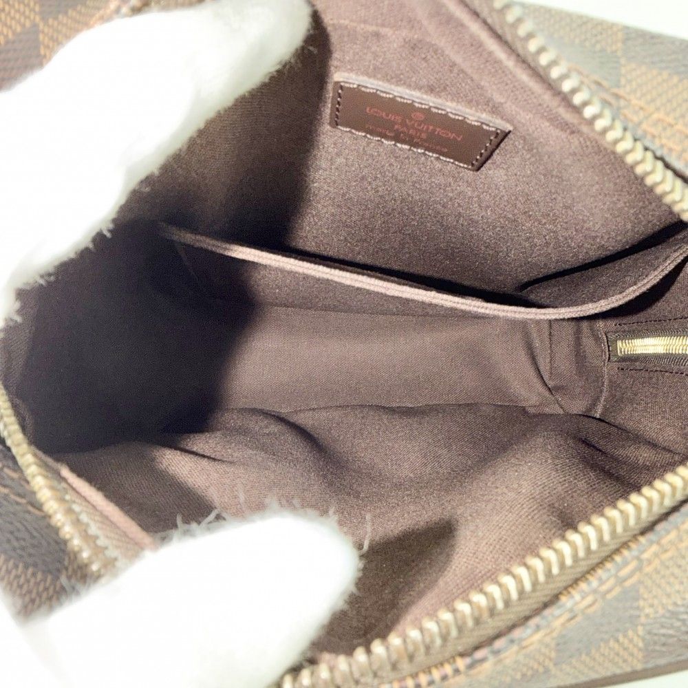 Louis Vuitton Shoulder Bag Olaf PM Bag Crossbody Damier Canvas Brown Gold — view 4
