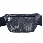 Gucci Waist Bag Pouch GG Denim Navy Silver — view 2