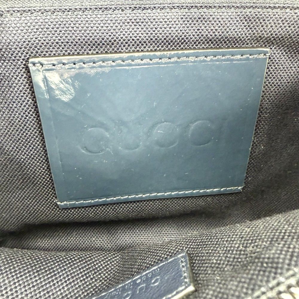 Gucci Waist Bag Pouch GG Denim Navy Silver — view 5