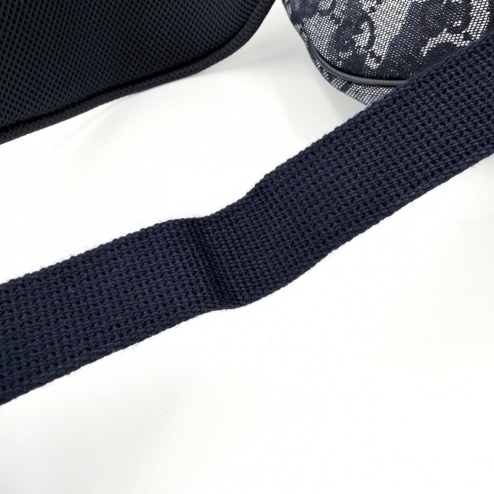 Gucci Waist Bag Pouch GG Denim Navy Silver — view 6